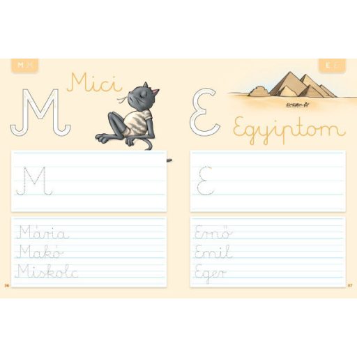 Írásvázoló - Nagybetűk